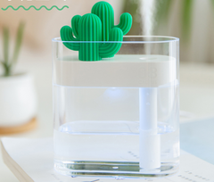 Transparent Cactus Acrylic Humidifier