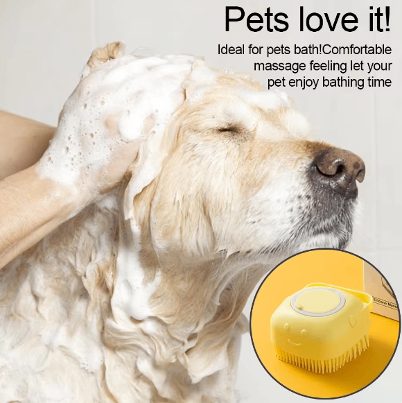 Soft Silicone Dog Brush